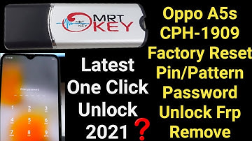 Oppo A5s pin pattern frp unlock by mrt v3.95 latest  2021 || how to unlock oppo a5s one click 💥