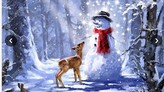 Diamond painting. DAC Forest Snowman. Wip & Chill. My very first video.