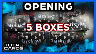 *5 BOXES* MTG - Mystery Booster Box Openings (Hunt For Mana Crypt)