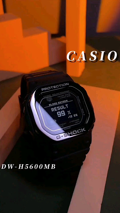 Casio G-Shock G-Squad DW-H5600MB-1 Black Bio-Based Resin Band Men Sport Watch