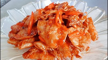 KHÔ MỰC RIM ME /Cách làm khô mực rim me cay chua ngọt  mềm ngon lai rai ngày tết với bia là số 1#227