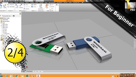 Autodesk Inventor # 03 # USB Drive 2/4 😍 😘