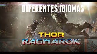 Thor Ragnarok Diferentes Idiomas Thor Ragnarok Diferentes Idiomas
