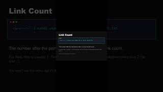 What Is the Link Count in Linux? #Linux #LinuxCommands #Sysadmin
