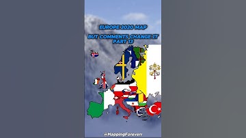 Europe Map But Comments Change It ! | Part 13 | #shorts #europe #history #mapping #map #geography
