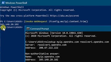 How to Get External IP address from command-line [PowerShell and CMD] in Window 10