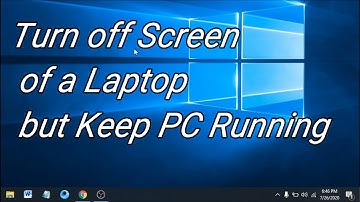 How to Turn off Screen of a Laptop but Keep PC Running | how to close laptop and still use monitor