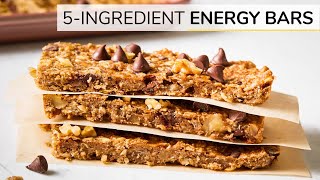 ENERGY BARS  |  easy, healthy 5ingredient recipe