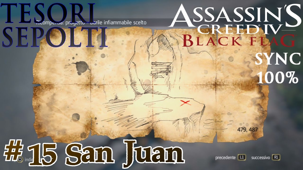 Assassin's Creed 4 Black Flag (ITA) Tesoro Sepolto 15 San Juan