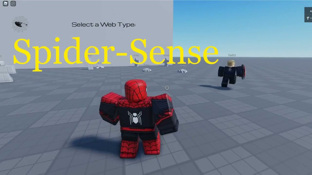 ROBLOX Spider-Man SHOWCASE TESTING GAME.