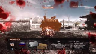 Battlefield 4 revenge kill on a tank