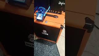 Modulated Reverb into the FX Loop of the Orange with Guitar.