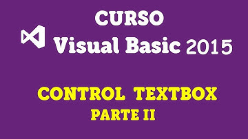 📝Curso VB.NET 2015 - Control TextBox. Parte II