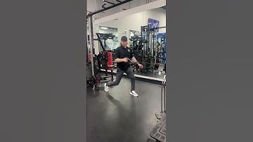 Split Squat to Single Arm Rotational Cable Row