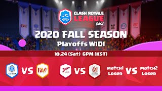 2020 Clash Royale League East Fall Season - PLAYOFF DAY.1