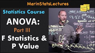 ANOVA Part III: F Statistic and P Value | Statistics Tutorial #27 ...