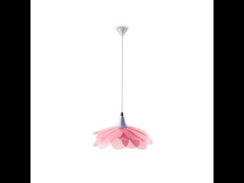 Детский подвесной светильник Philips 40356-20-16 Fiore purple Е27 1x42W Детский подвесной светильник Philips 40356-20-16 Fiore purple Е27 1x42W