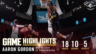 Aaron Gordon Full Game Five Highlights vs. Timberwolves 🎥