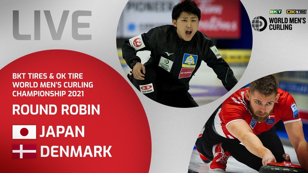 Japan v Denmark - Round Robin - World Mens Curling Championship 2021