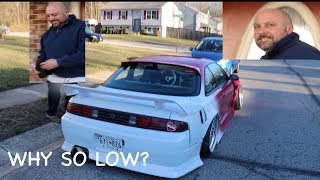 Dads Reaction To My Drift Car! SHE A 4 SPEED?