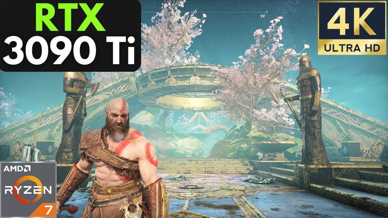 God of War: RTX 3090 Ti + Ryzen 7 5800X | 4K | Ultra Settings 