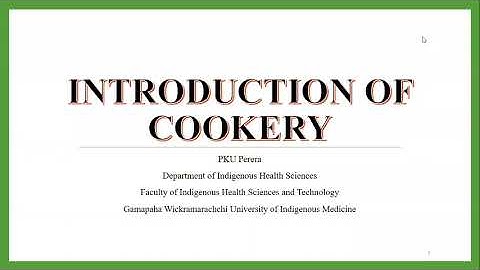 Introduction to Professional Cookery (Lesson 01) #cookery #learning #hotelmanagement