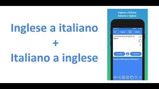 EngItaEng: English to Italian Translator App and Italian to English Translator App  Demo screenshot 4