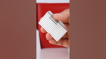 S.T. Dupont Ligne 1 Large Lighter - Stunning Quadrille Pattern #stdupont #lighter #cigarlighter