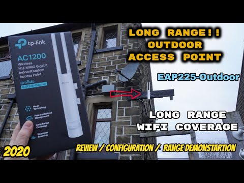 TP-Link AC1200 EAP225 Wireless Gigabit Indoor/Outdoor Access Point: Review Configuration Range Test