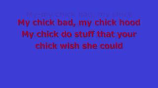 Ludacris Ft. Eve, Trina, Diamond - My Chick Bad  (Remix)  (  Lyrics On Screen  )