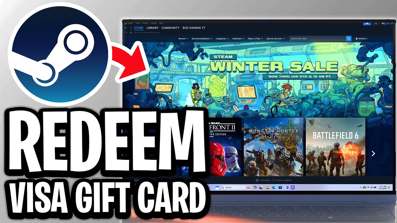 Do Visa Gift Cards Work on Steam? [The Registration Hack] - GamerGuru.blog