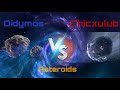 Didymos vs Chicxulub Asteroids
