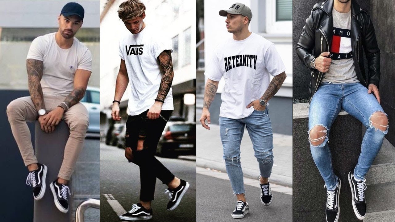 New Vans Old Skool Outfits Men 2021 | Vans Sneakers Outfit Ideas | Vans ...