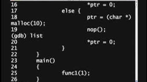 GDB Debugger