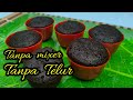 Resepi apam coklat kukus mudah | tanpa telur tanpa mixer