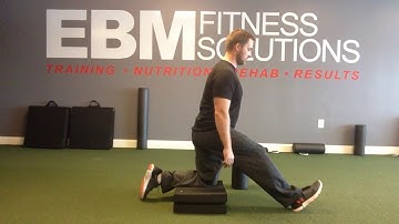 1/2 kneeling hamstring stretch (short video) - EBM Fitness Solutions