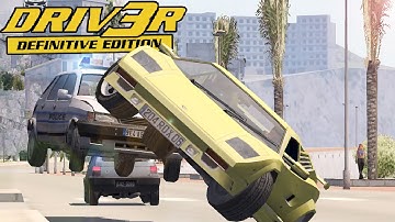 DRIV3R With DEMO Graphics In Take A Ride NICE Free Roam - Gameplay PC | Driv3r Fan