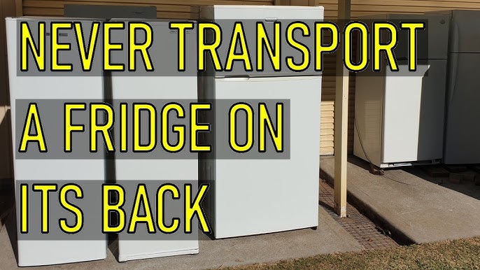 Can You Transport a Freezer on Its Back  