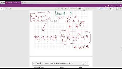 Correction examen 2020 (Calcul Intégral et Equations Différentielles)