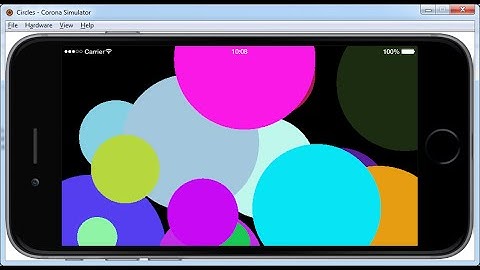 How to create an App in Lua using Corona simulator