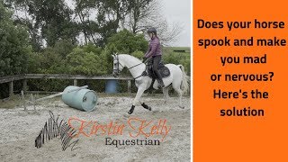 How to ride a spooky horse with Kirstin Kelly.