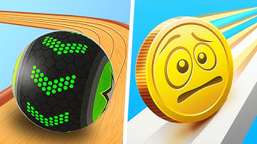 ❤️💙 Going Balls Vs Coin Rush All Levels Gameplay Walkthrough 4K 21