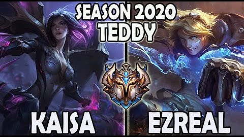 T1 Teddy KAISA vs EZREAL [ ADC ] Lol Ranked Korea