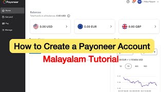 How to create a payoneer account in 2025 | Malayalam Tutorial