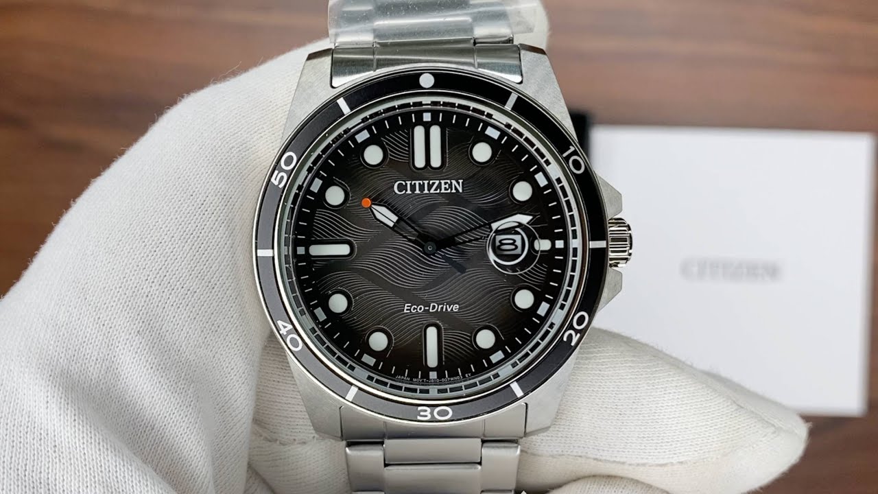 Xship.vn: Citizen Marine 1810 Eco-Drive Black Dial Men Watch