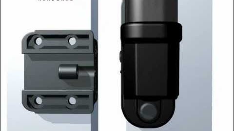 Magnetic Pool gate latches from Safetech Hardware