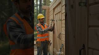 Building a Cozy Forestcabin 48min #ForestCabin #CabinLife #DreamHome #NatureLovers #Construction :::