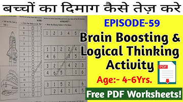 Special Brain Boosting and Logical Thinking Activities For Kids//Brain Teaser// Brain Game//2021