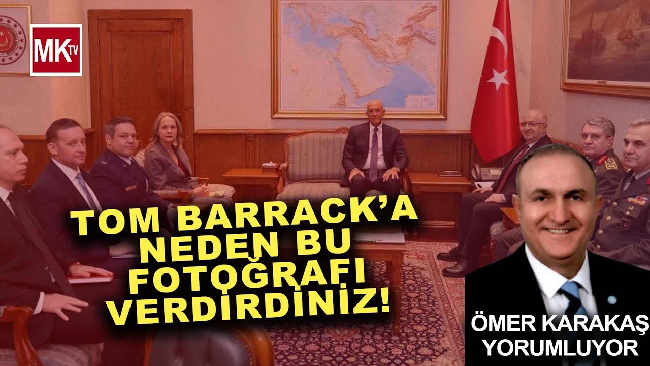 UTANÇ VERİCİ! İYİ PARTİLİ ÖMER KARAKAŞ TOM BARRACK İLE VERİLEN FOTOĞRAF İÇİN ATEŞ PÜSKÜRDÜ!