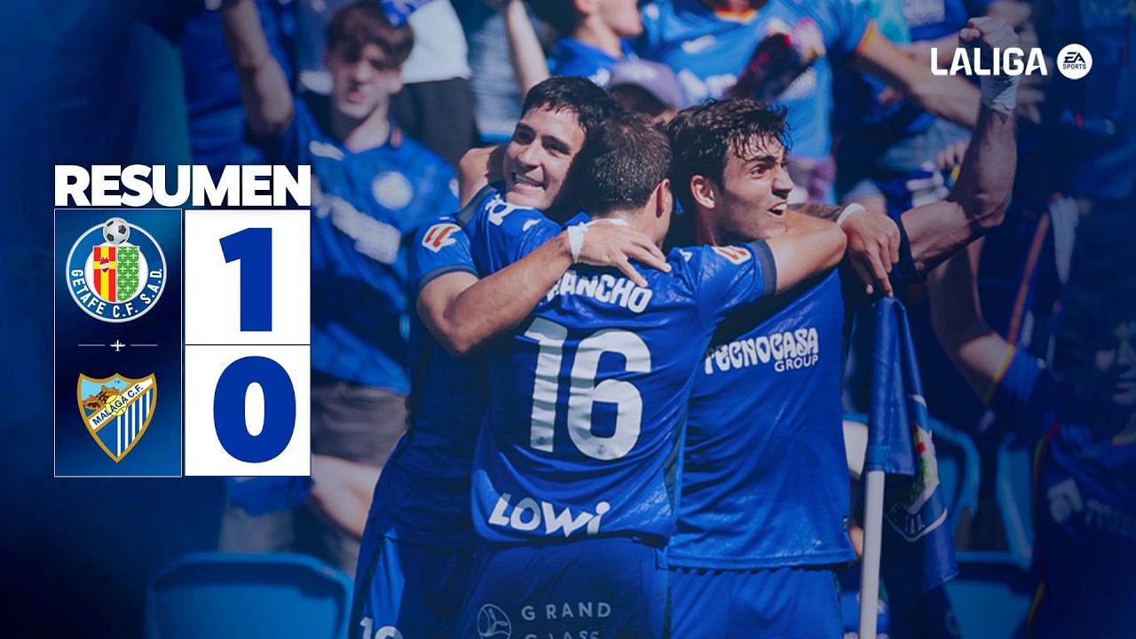 ⚽ GETAFE CF 1-0 MÁLAGA CF | RESUMEN JORNADA 7 | LALIGA EA SPORTS